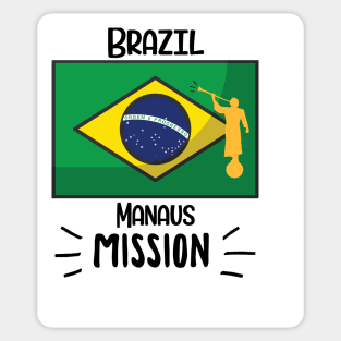 Brazil Manaus Mormon LDS Mission Missionary Gift Idea Sticker